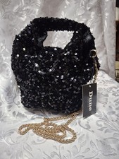 Dune London Black Sequined