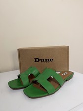 Dune London Green Leather