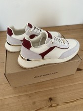 Dune London White Suede