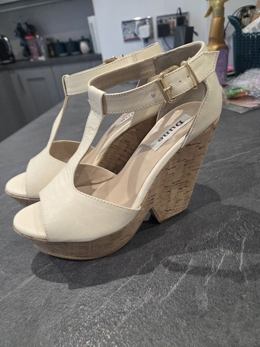 Dune london cream leather - dune,